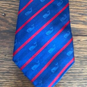 Vineyard Vines bright navy diagonal stripe whale tie